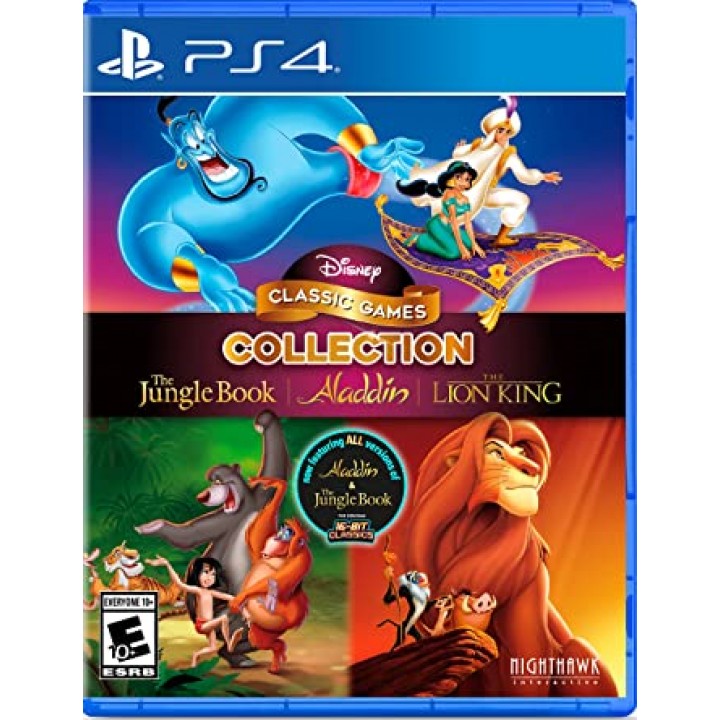 Disney Classic Games: Collection - The Jungle Book + Aladdin + The Lion King [PS4] new