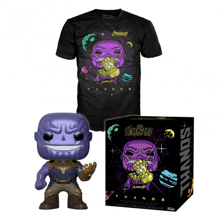 Набор Фигурка+Футболка Funko Pop and Tee: Infinity War: Thanos M