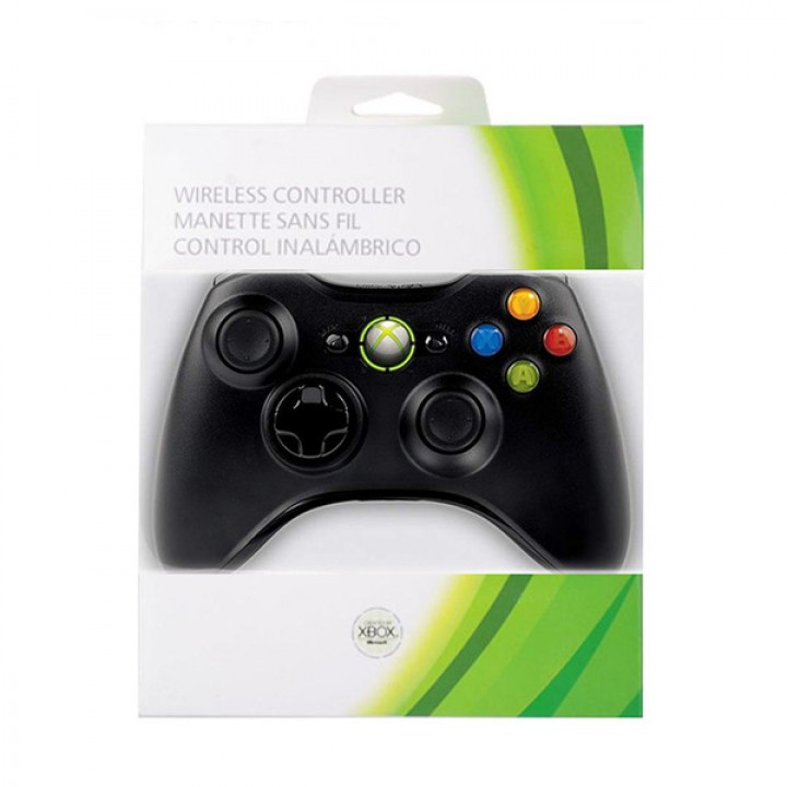 Контроллер Xbox 360 черный controller black wireless