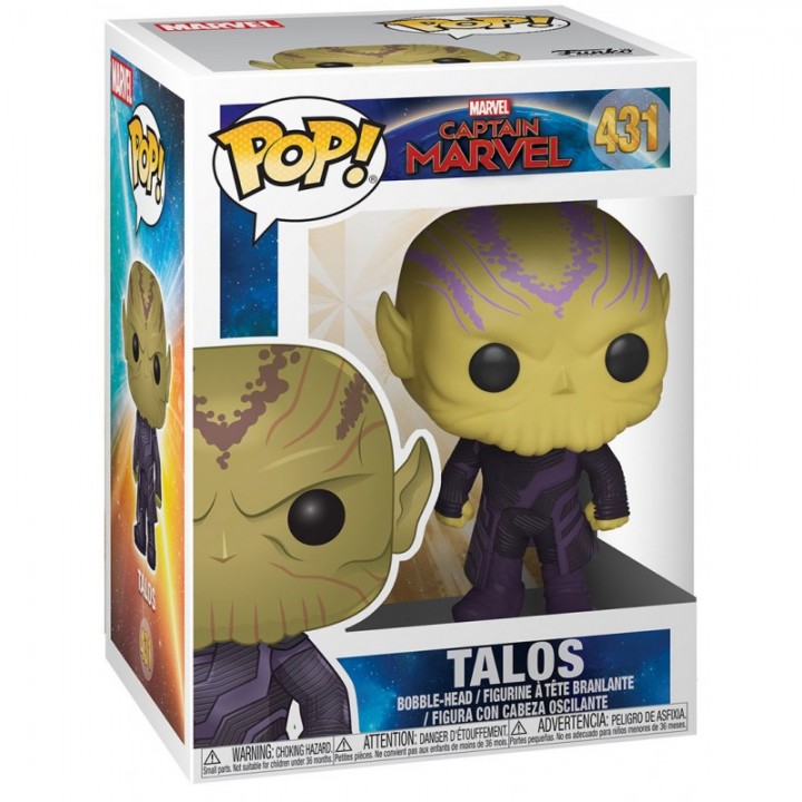 Фигурка Funko POP! Bobble: Marvel: Captain Marvel: Talos