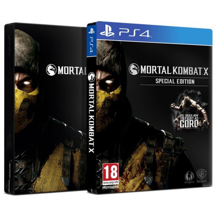 Mortal Kombat XL steelbook  [PS4] Б/У