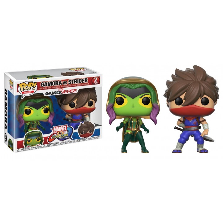 Фигурка Funko POP! Vinyl 2-Pack: Capcom vs Marvel: Gamora vs Strider