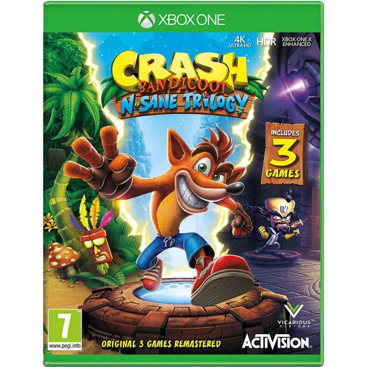 Crash Bandicoot N Sane Trilogy [Xbox one] Б/У