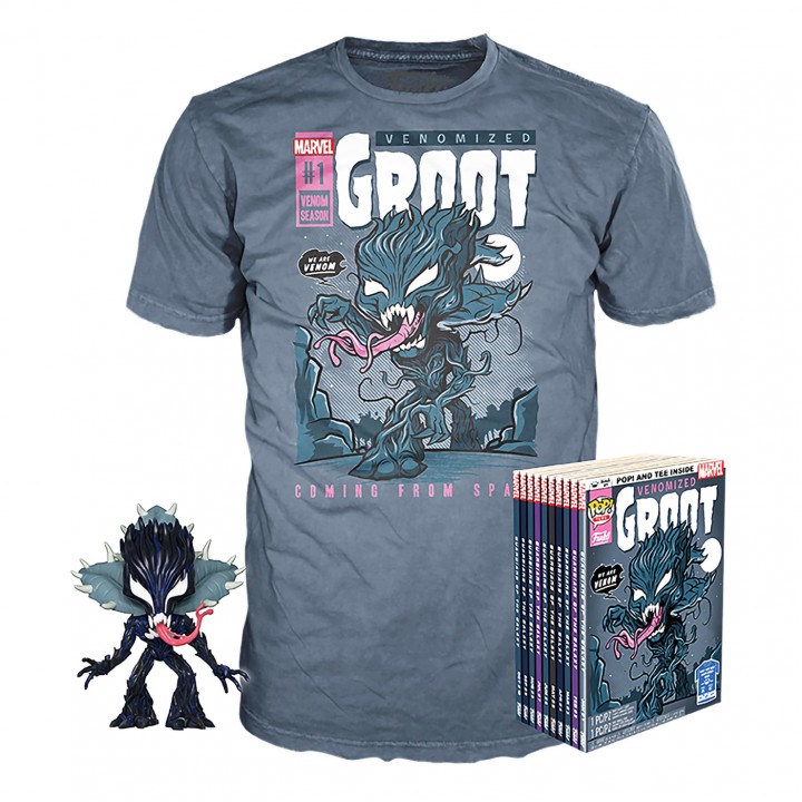 Набор Фигурка+Футболка Funko Pop and Tee: Venom Groot M