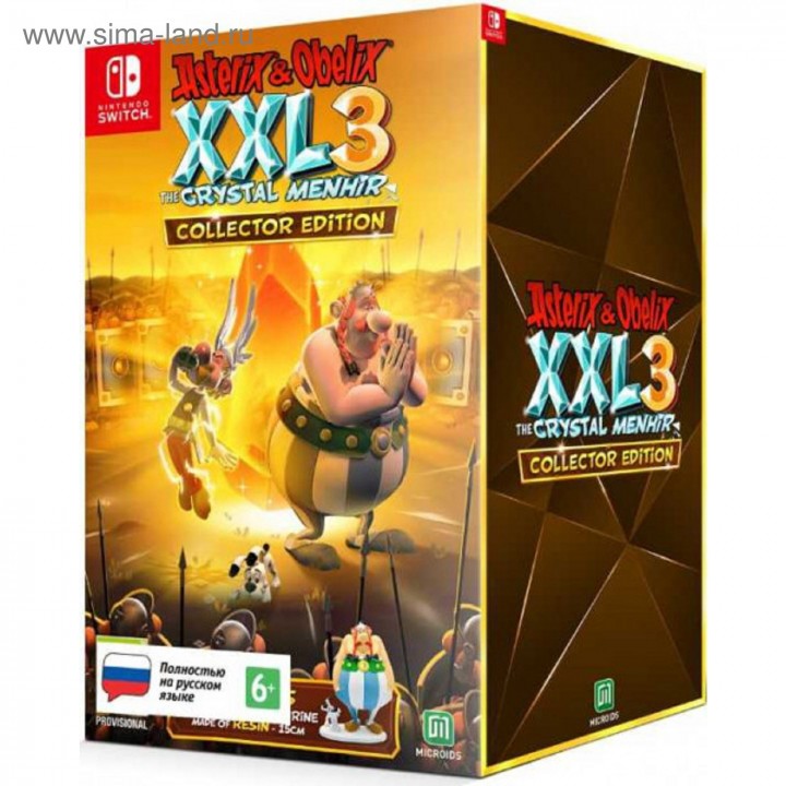 Nintendo Switch: Asterix&Obelix XXL 3 - The Crystal Menhir Коллекционное издание