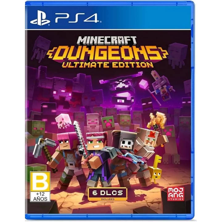 Minecraft Dungeons - Ultimate Edition [PS4] Б/У