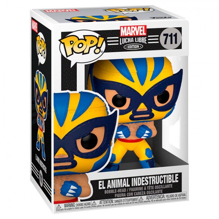 Фигурка Funko POP! Bobble: Marvel  Luchadores Wolverine