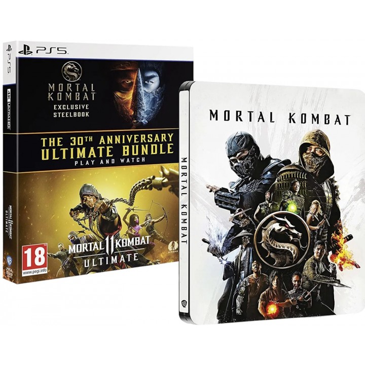 Mortal Kombat 11 Ultimate play and watch steelbook [PS5] Б/У