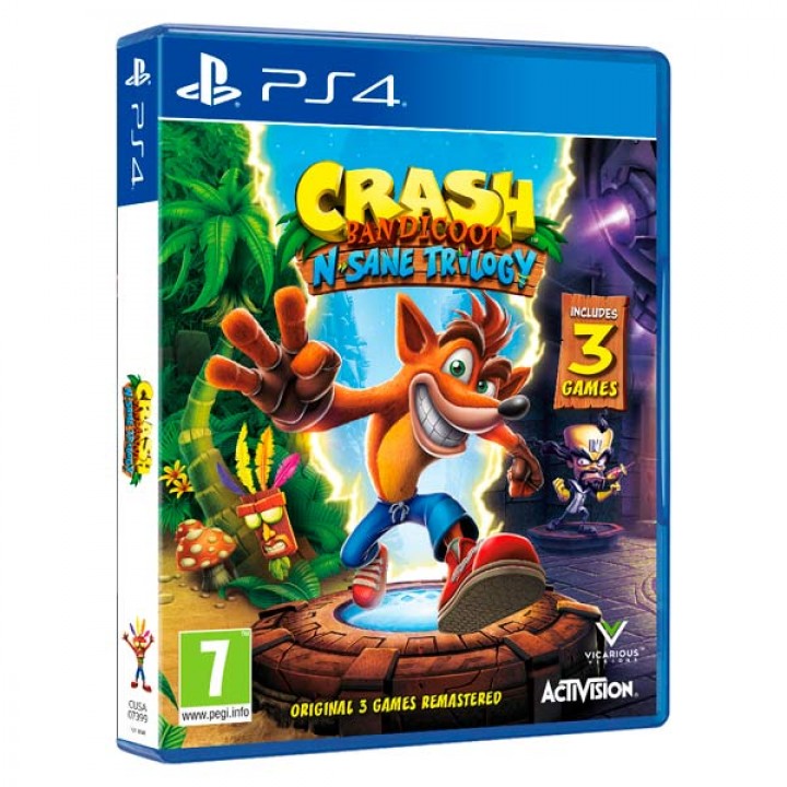 Crash Bandicoot trilogy [PS4] Б/У