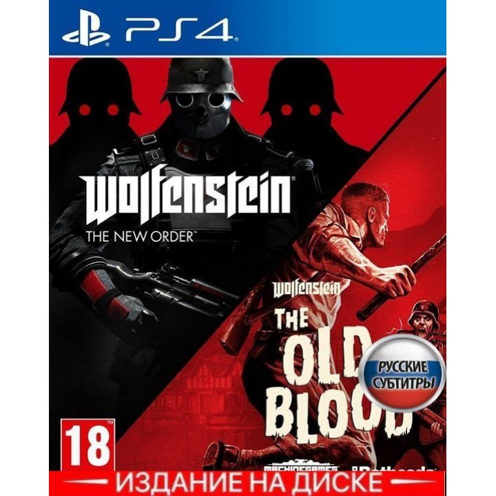 Wolfenstein The New Order/ The New Order - Double Pack [PS4] Б/У