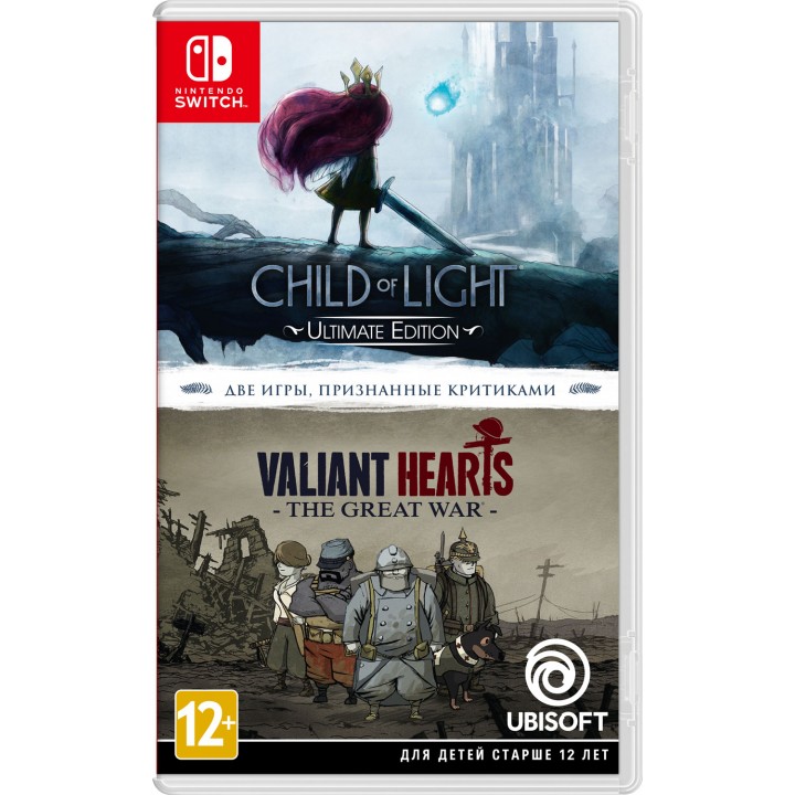 Child Of Light+Valiant Hearts [Nintendo Switch] Б/У