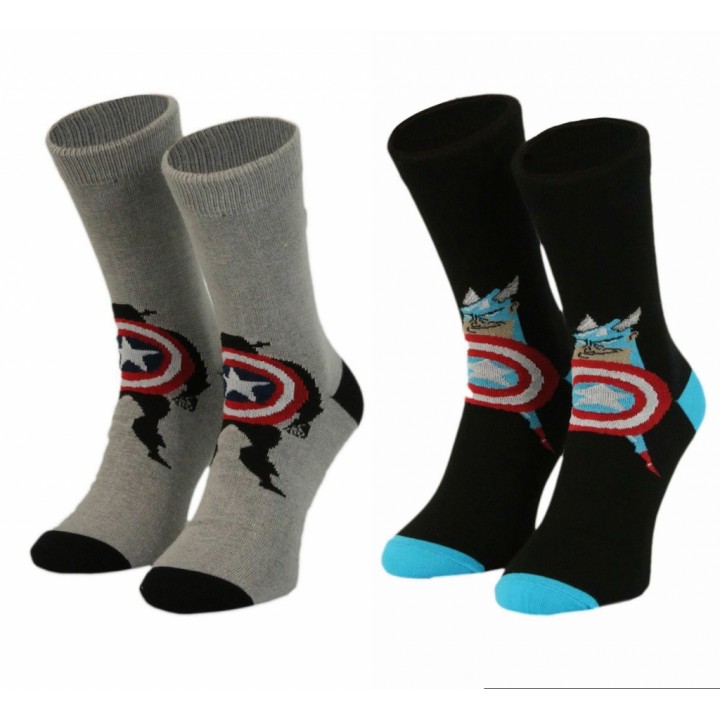 Marvel Avengeres Captain America носки -2 пары