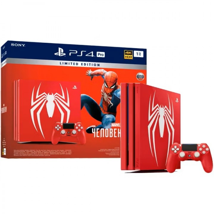 Playstation 4 PRO Spider Man Б.У