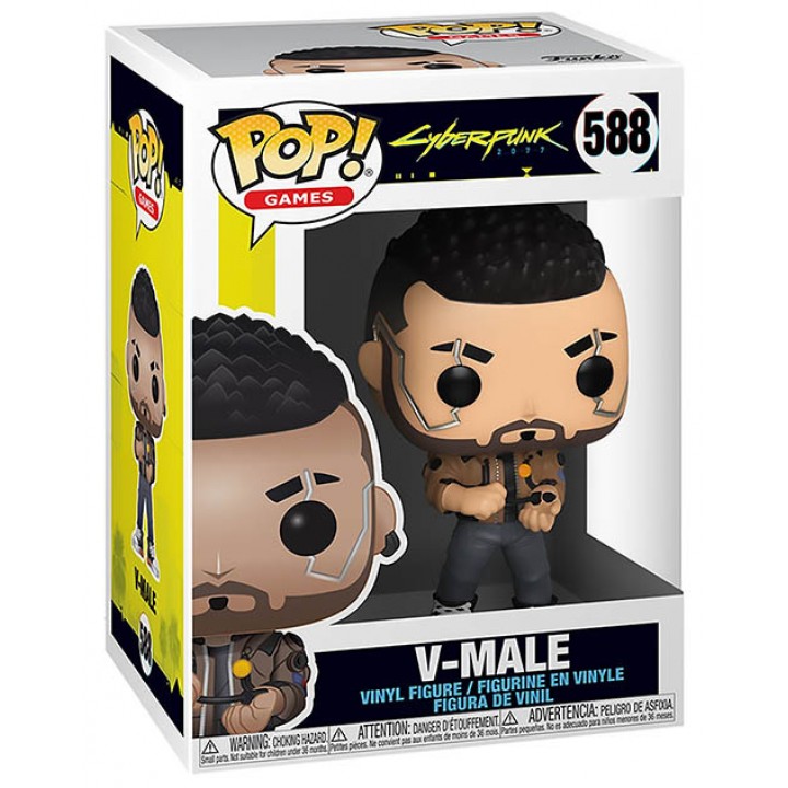 Фигурка Funko POP! Vinyl: Games: Cyberpunk 2077: V-male