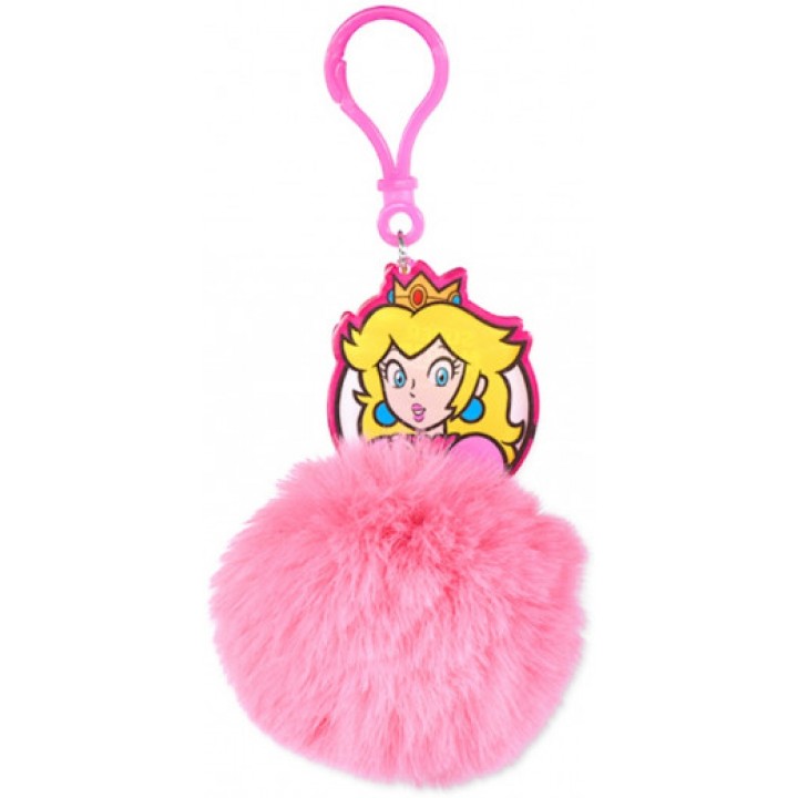 Брелок Super Mario Princess Peach pom pom