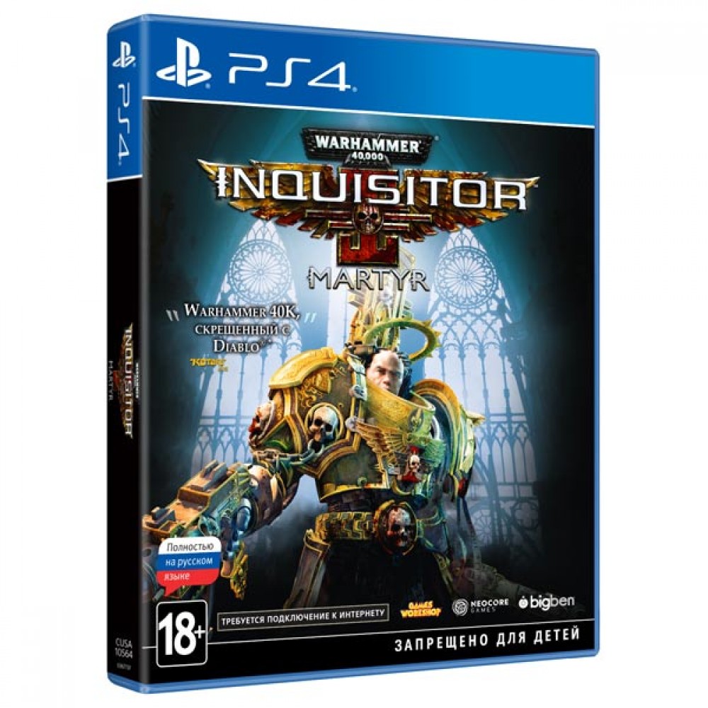 Warhammer 40000 INQUISITOR Martyr [PS4] Б/У