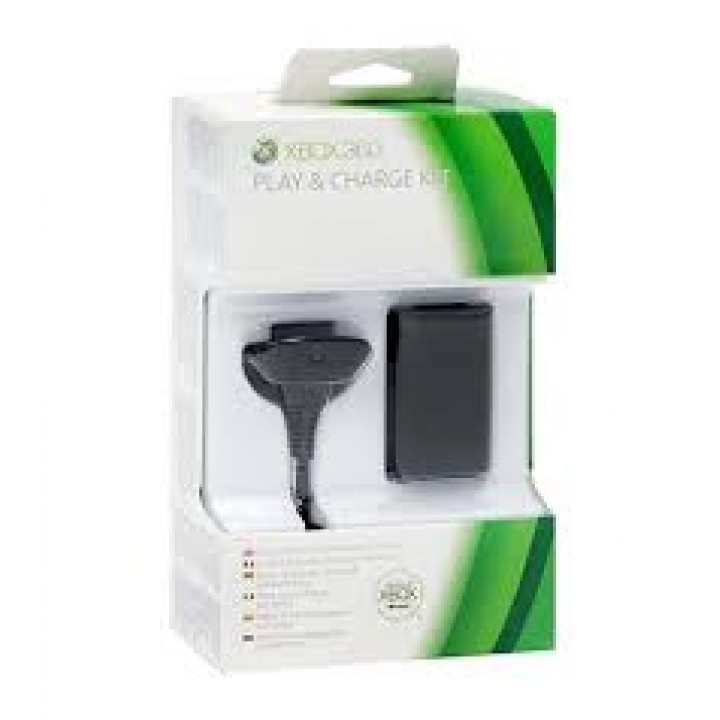 XBOX360 Play&Charge Kit Black