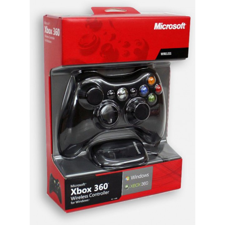 Х-BOX 360 Controller (China) Black Wireless for Windows