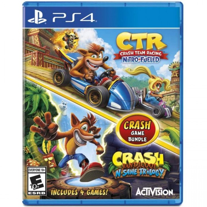 Crash Bandicoot N : Sane Trilogy & Crash Team Racing Nitro-Fueled[PS4] new