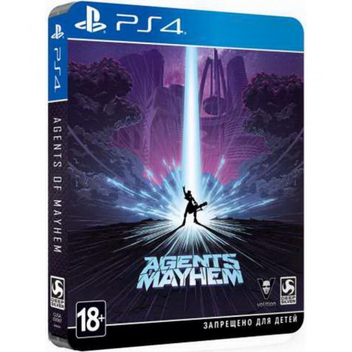 Agent of Mayhem. Steelbook Издание [PS4, русские субтитры] Б/У