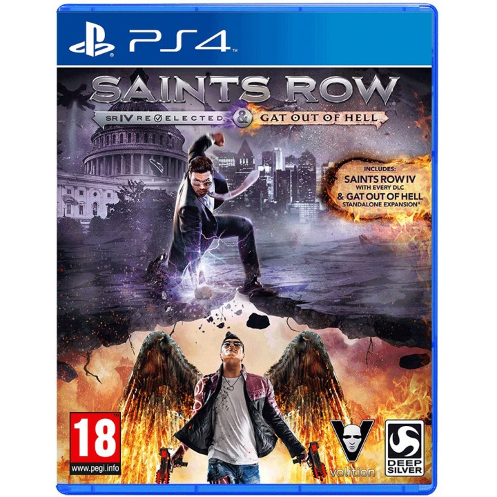 Saints Row IV: Re Elected + Saints Row: Gat out of Hell [PS4] NEW