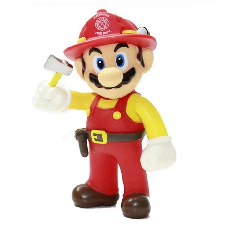 Фигурка Марио пожарный 12 см.