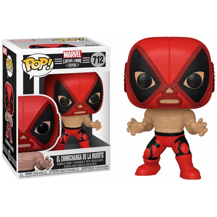 Фигурка Funko POP! Bobble: Marvel  Luchadores Deadpool