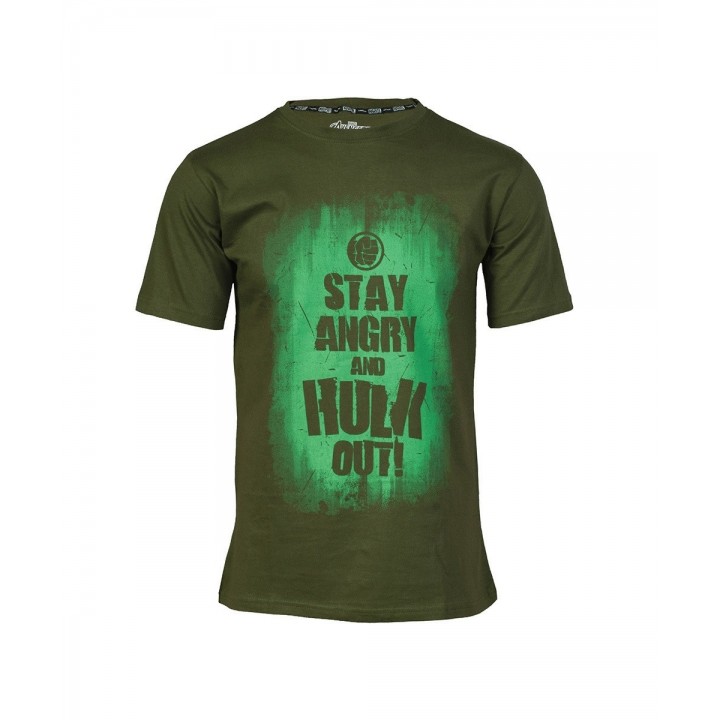 Marvel AVAS hulk Slogan футболка - L