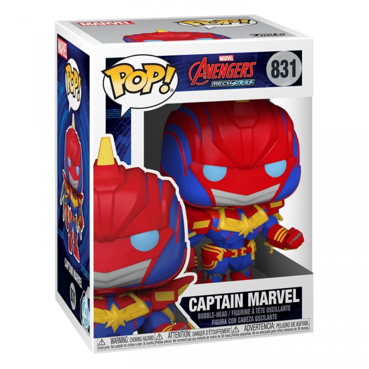 Фигурка Funko POP! Bobble: Marvel  Avengers MechStrike Captain Marvel