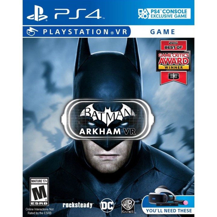 Batman Arkham VR (только для PS VR) [PS4] new angl