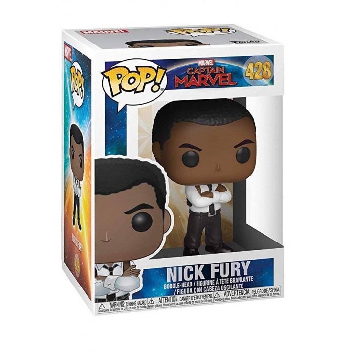 Фигурка Funko POP! Bobble: Marvel: Captain Marvel: Nick Fury